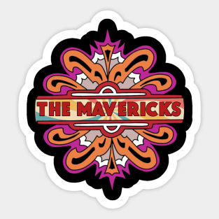 the mavericks vintage Sticker